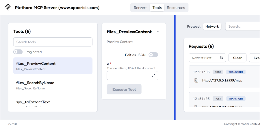 MCP tools